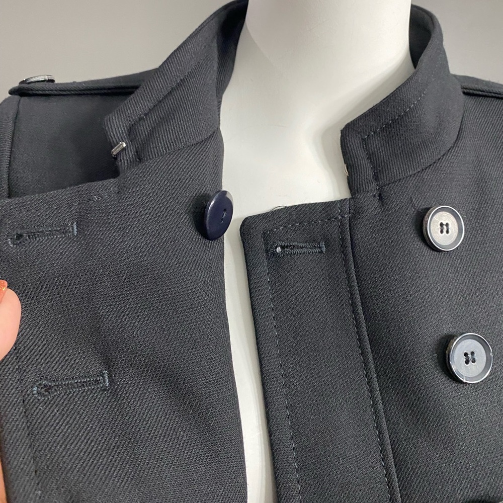 Zara Like New! Basic Black Blazer/Jacket Button U… - image 5